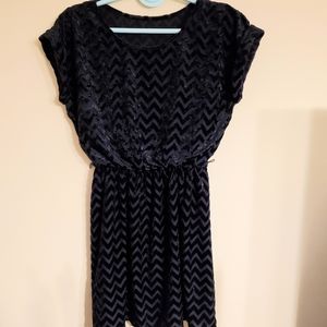 City Triangles dark blue dress